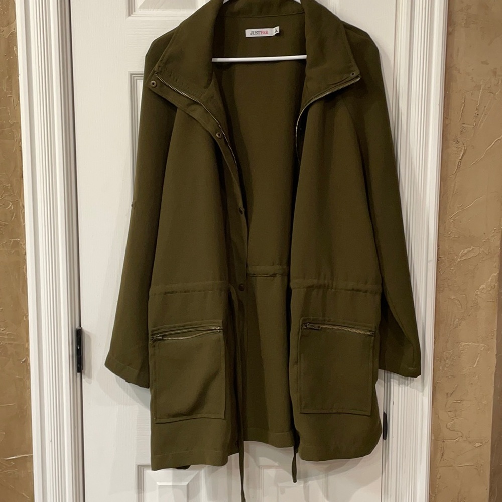 Just Fab Cinch Waist Jacket